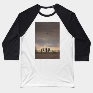 Watching the Planes Baseball T-Shirt